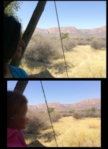 Tent - View, with my human.JPG